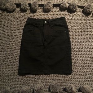 Classic Black Mini Skirt